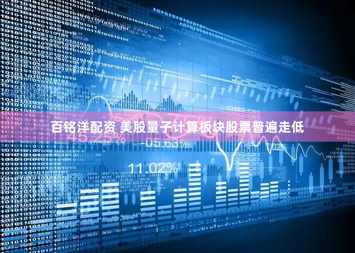 百铭洋配资 美股量子计算板块股票普遍走低